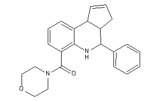 Image of Morpholino-(4-phenyl-3a,4,5,9b-tetrahydro-3H-cyclopenta[c]quinolin-6-yl)methanone