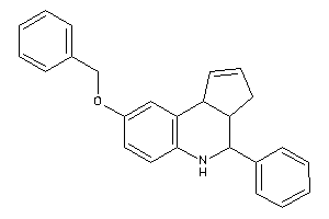 8-benzoxy-4-phenyl-3a,4,5,9b-tetrahydro-3H-cyclopenta[c]quinoline