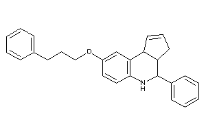 4-phenyl-8-(3-phenylpropoxy)-3a,4,5,9b-tetrahydro-3H-cyclopenta[c]quinoline