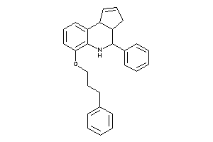 4-phenyl-6-(3-phenylpropoxy)-3a,4,5,9b-tetrahydro-3H-cyclopenta[c]quinoline