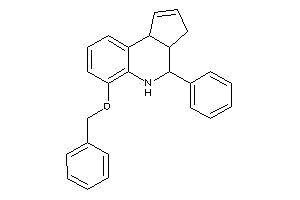 6-benzoxy-4-phenyl-3a,4,5,9b-tetrahydro-3H-cyclopenta[c]quinoline