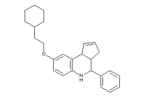 8-(2-cyclohexylethoxy)-4-phenyl-3a,4,5,9b-tetrahydro-3H-cyclopenta[c]quinoline