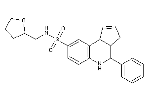 4-phenyl-N-(tetrahydrofurfuryl)-3a,4,5,9b-tetrahydro-3H-cyclopenta[c]quinoline-8-sulfonamide