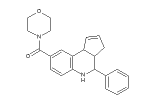 Morpholino-(4-phenyl-3a,4,5,9b-tetrahydro-3H-cyclopenta[c]quinolin-8-yl)methanone