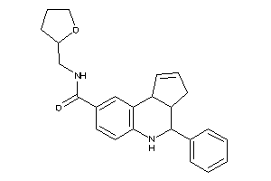 4-phenyl-N-(tetrahydrofurfuryl)-3a,4,5,9b-tetrahydro-3H-cyclopenta[c]quinoline-8-carboxamide