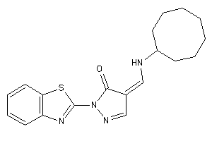 2-(1,3-benzothiazol-2-yl)-4-[(cyclooctylamino)methylene]-2-pyrazolin-3-one