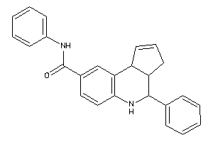 N,4-diphenyl-3a,4,5,9b-tetrahydro-3H-cyclopenta[c]quinoline-8-carboxamide