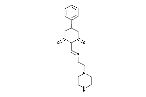 5-phenyl-2-(2-piperazinoethyliminomethyl)cyclohexane-1,3-quinone
