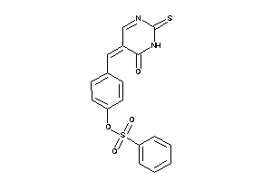 Benzenesulfonic Acid [4-[(6-keto-2-thioxo-pyrimidin-5-ylidene)methyl]phenyl] Ester
