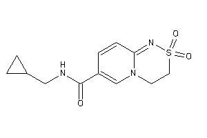 N-(cyclopropylmethyl)-2,2-diketo-3,4-dihydropyrido[2,1-c][1,2,4]thiadiazine-7-carboxamide