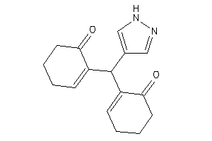 Image of 2-[(6-ketocyclohexen-1-yl)-(1H-pyrazol-4-yl)methyl]cyclohex-2-en-1-one