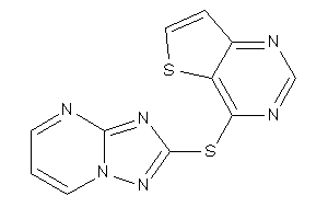 4-([1,2,4]triazolo[1,5-a]pyrimidin-2-ylthio)thieno[3,2-d]pyrimidine