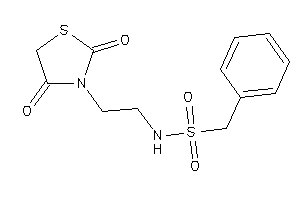 Image of N-[2-(2,4-diketothiazolidin-3-yl)ethyl]-1-phenyl-methanesulfonamide