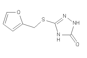 Image of 3-(2-furfurylthio)-1,4-dihydro-1,2,4-triazol-5-one
