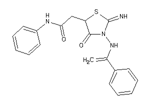 2-[2-imino-4-keto-3-(1-phenylvinylamino)thiazolidin-5-yl]-N-phenyl-acetamide