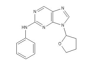 Image of Phenyl-[9-(tetrahydrofuryl)purin-2-yl]amine