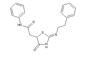 Image of 2-(4-keto-2-phenethylimino-thiazolidin-5-yl)-N-phenyl-acetamide