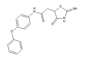 2-(2-imino-4-keto-thiazolidin-5-yl)-N-(4-phenoxyphenyl)acetamide