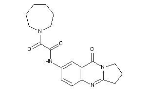 2-(azepan-1-yl)-2-keto-N-(9-keto-2,3-dihydro-1H-pyrrolo[2,1-b]quinazolin-7-yl)acetamide