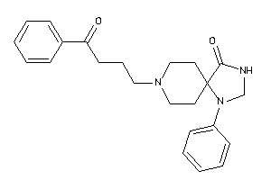 8-(4-keto-4-phenyl-butyl)-4-phenyl-2,4,8-triazaspiro[4.5]decan-1-one