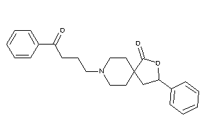 8-(4-keto-4-phenyl-butyl)-3-phenyl-2-oxa-8-azaspiro[4.5]decan-1-one