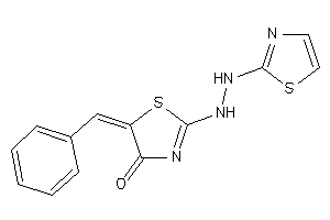 Image of 5-benzal-2-(N'-thiazol-2-ylhydrazino)-2-thiazolin-4-one