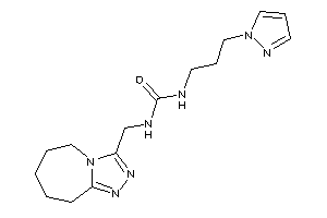 1-(3-pyrazol-1-ylpropyl)-3-(6,7,8,9-tetrahydro-5H-[1,2,4]triazolo[4,3-a]azepin-3-ylmethyl)urea