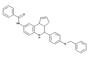 N-[4-(4-benzoxyphenyl)-3a,4,5,9b-tetrahydro-3H-cyclopenta[c]quinolin-8-yl]benzamide