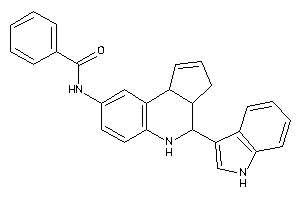 N-[4-(1H-indol-3-yl)-3a,4,5,9b-tetrahydro-3H-cyclopenta[c]quinolin-8-yl]benzamide