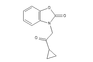Image of 3-(2-cyclopropyl-2-keto-ethyl)-1,3-benzoxazol-2-one