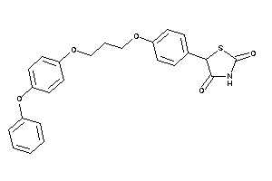 5-[4-[3-(4-phenoxyphenoxy)propoxy]phenyl]thiazolidine-2,4-quinone
