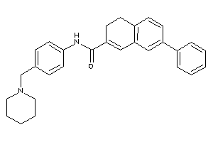 7-phenyl-N-[4-(piperidinomethyl)phenyl]-3,4-dihydronaphthalene-2-carboxamide