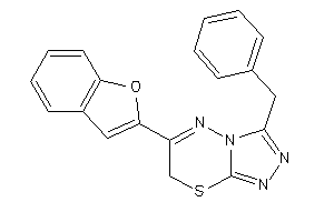 6-(benzofuran-2-yl)-3-benzyl-7H-[1,2,4]triazolo[3,4-b][1,3,4]thiadiazine
