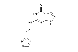 6-[2-(3-thienyl)ethylamino]-1,5-dihydropyrazolo[3,4-d]pyrimidin-4-one