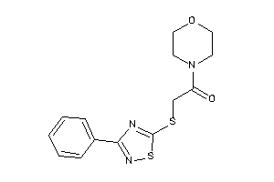 Image of 1-morpholino-2-[(3-phenyl-1,2,4-thiadiazol-5-yl)thio]ethanone