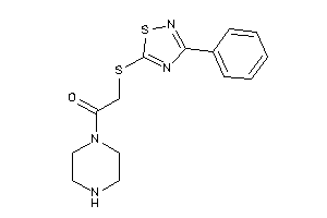 Image of 2-[(3-phenyl-1,2,4-thiadiazol-5-yl)thio]-1-piperazino-ethanone