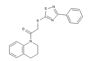 Image of 1-(3,4-dihydro-2H-quinolin-1-yl)-2-[(3-phenyl-1,2,4-thiadiazol-5-yl)thio]ethanone