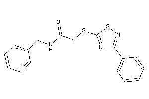 Image of N-benzyl-2-[(3-phenyl-1,2,4-thiadiazol-5-yl)thio]acetamide