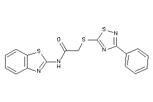 Image of N-(1,3-benzothiazol-2-yl)-2-[(3-phenyl-1,2,4-thiadiazol-5-yl)thio]acetamide
