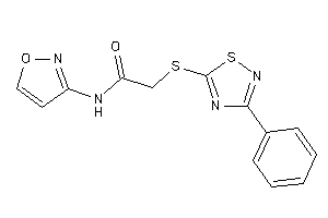 N-isoxazol-3-yl-2-[(3-phenyl-1,2,4-thiadiazol-5-yl)thio]acetamide