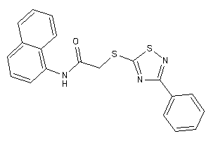 Image of N-(1-naphthyl)-2-[(3-phenyl-1,2,4-thiadiazol-5-yl)thio]acetamide