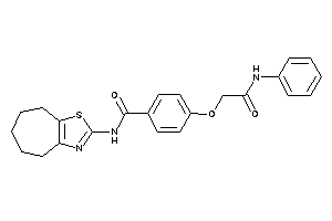 4-(2-anilino-2-keto-ethoxy)-N-(5,6,7,8-tetrahydro-4H-cyclohepta[d]thiazol-2-yl)benzamide