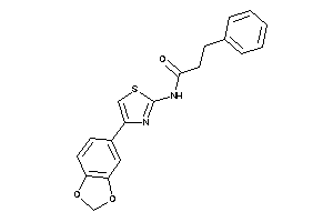 N-[4-(1,3-benzodioxol-5-yl)thiazol-2-yl]-3-phenyl-propionamide