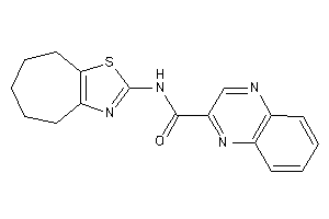 Image of N-(5,6,7,8-tetrahydro-4H-cyclohepta[d]thiazol-2-yl)quinoxaline-2-carboxamide