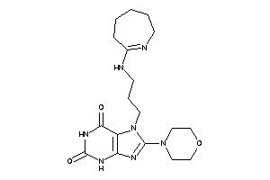 Image of 8-morpholino-7-[3-(3,4,5,6-tetrahydro-2H-azepin-7-ylamino)propyl]xanthine