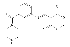 5-[[3-(piperazine-1-carbonyl)phenyl]iminomethyl]-1,3-dioxane-4,6-quinone