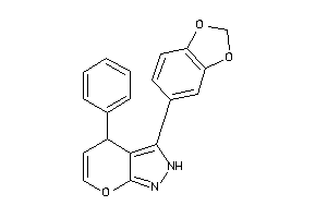 3-(1,3-benzodioxol-5-yl)-4-phenyl-2,4-dihydropyrano[2,3-c]pyrazole