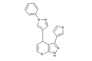 Image of 4-(1-phenylpyrazol-4-yl)-3-(3-thienyl)-1,4-dihydropyrano[2,3-c]pyrazole