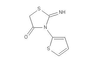 2-imino-3-(2-thienyl)thiazolidin-4-one