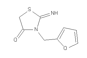 Image of 3-(2-furfuryl)-2-imino-thiazolidin-4-one